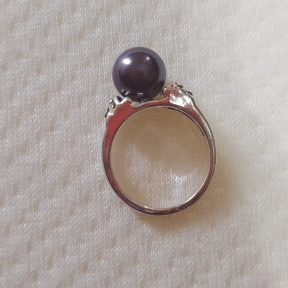 No Brand Jewelry - Beautiful Black pearl fashion ring